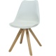 Jídelní židle Fashion - bílá/masiv