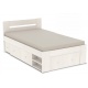 Dětské postel REA Larisa 120x200cm s nočním stolkem - buk