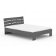 Moderní postel REA Nasťa 140x200cm - graphite
