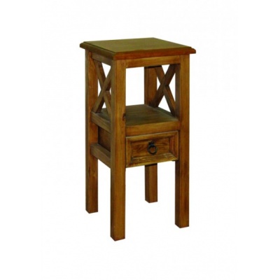 Dřevěná stolička s šuplíkem MES 10 - výběr moření 083980