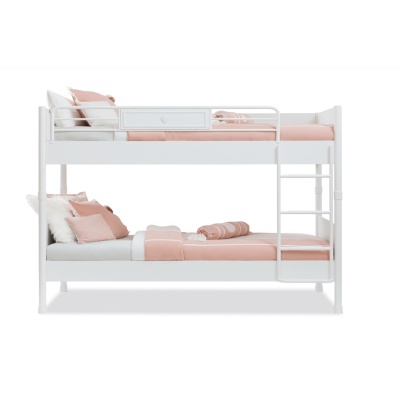 Dětská patrová postel 90x200cm Ema-bílá