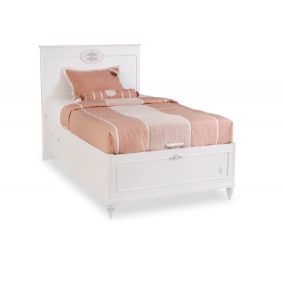 Dětská postel 100x200cm s úlož.prostorem Ema-bílá