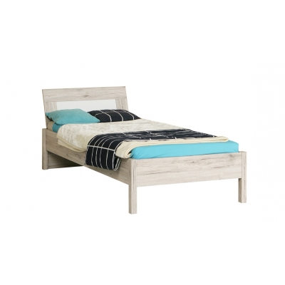 Detská posteľ Sunny 90x200 cm - dub pieskový / biela