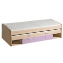 Dětská postel s přistýlkou LIMO fialová - doprodej